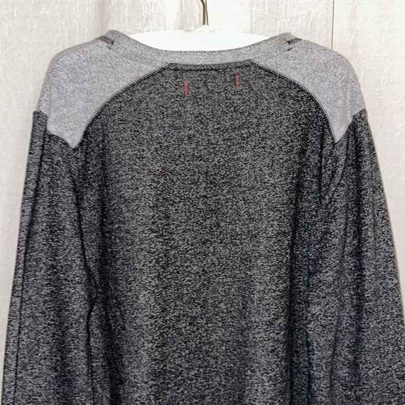 Tommy Bahama L Heather Gray Silver French Terrycloth Pullover Sweatshirt - Picture 4 of 11
